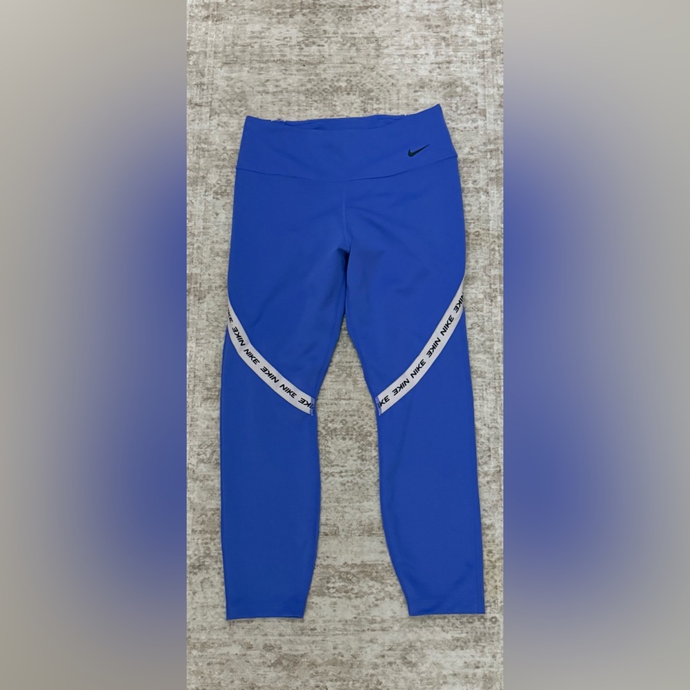 Nike Leggings with White Logo Tape